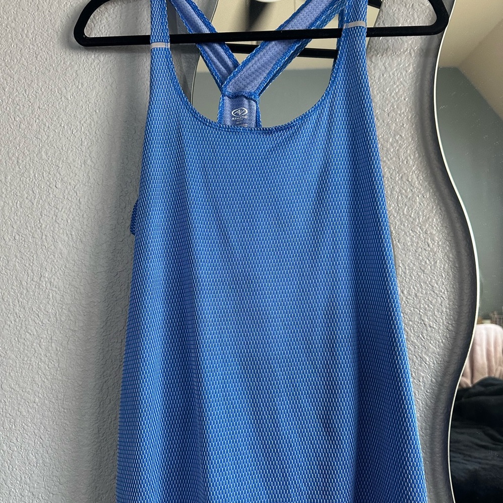 Athletic Works Women's Blue Tank Top